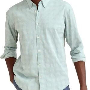 Class Club Boy’s Light Green Plaid Button Down Shirt